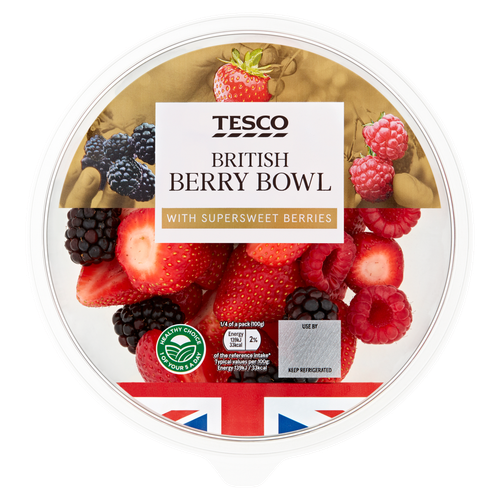 Tesco British Berry Bowl 400g T1